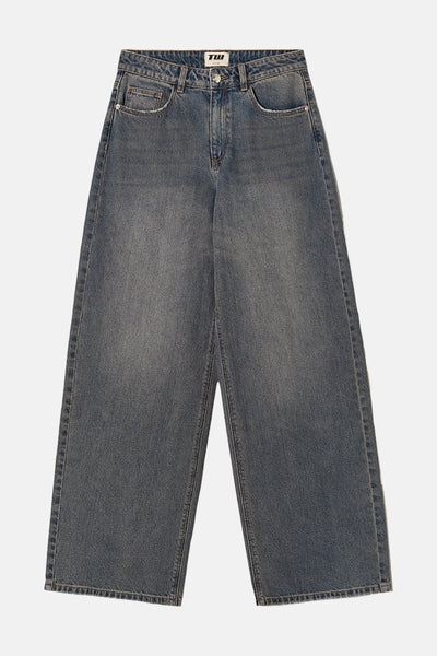 Jeans wide Light grey denim - TALLY WEIJL