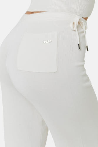 Pantalon de jogging beige TALLYALLY WEL, avec une pochecheche et un cordon à la taille.