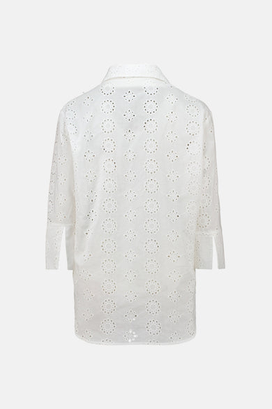 Chemise à manches longues - blanc
