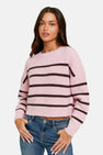 Pull met ronde hals - roze