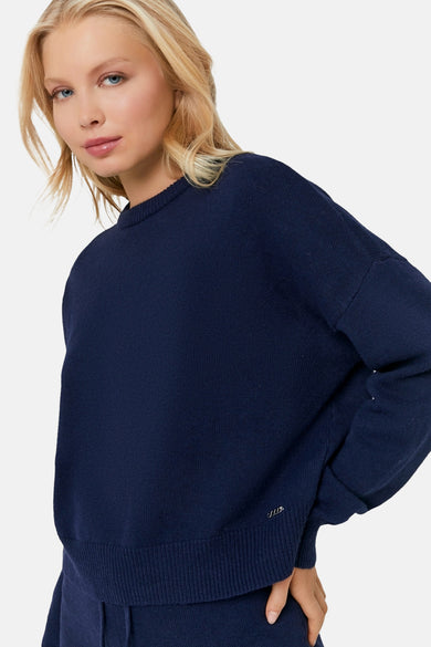 Pull col O bleu - TALLY WEIJL