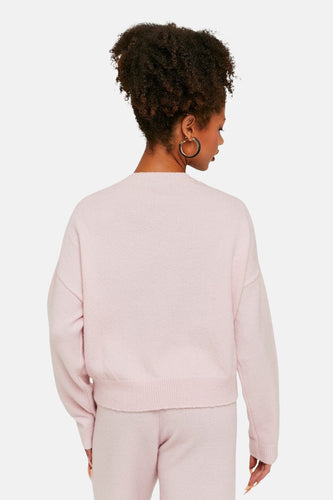 Pull met ronde hals - roze - TALLY WEIJL