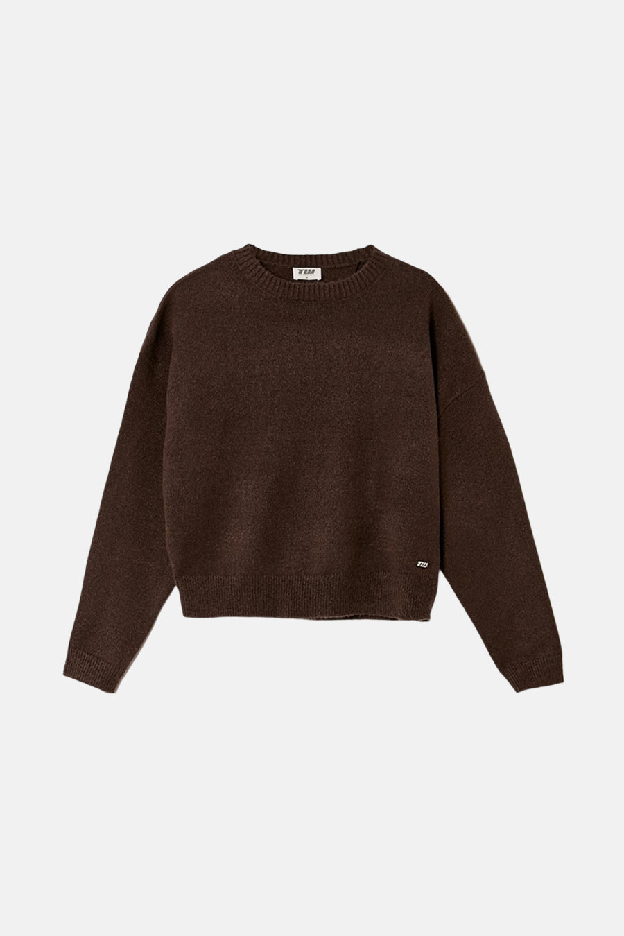 Pull met ronde hals - bruin - TALLY WEIJL