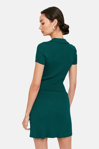 Polo à manches courtes - vert - TALLY WEIJL