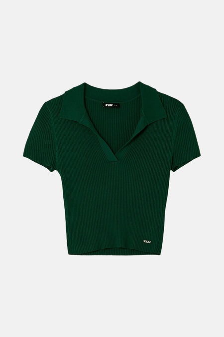 Polo met korte mouwen - groen
