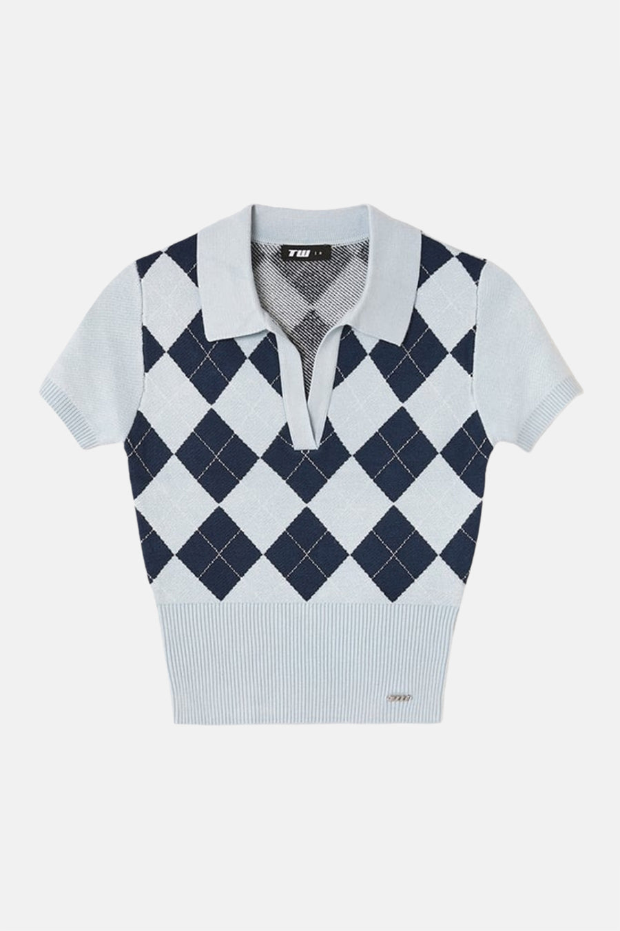 Pull à manches courtes - bleu