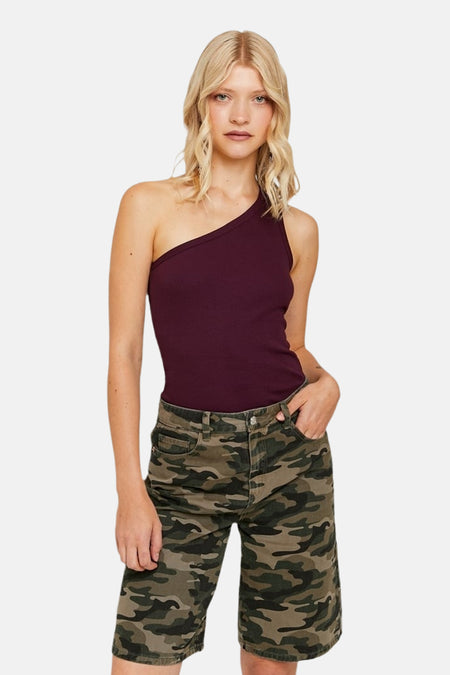 5-pocket short - Kaki