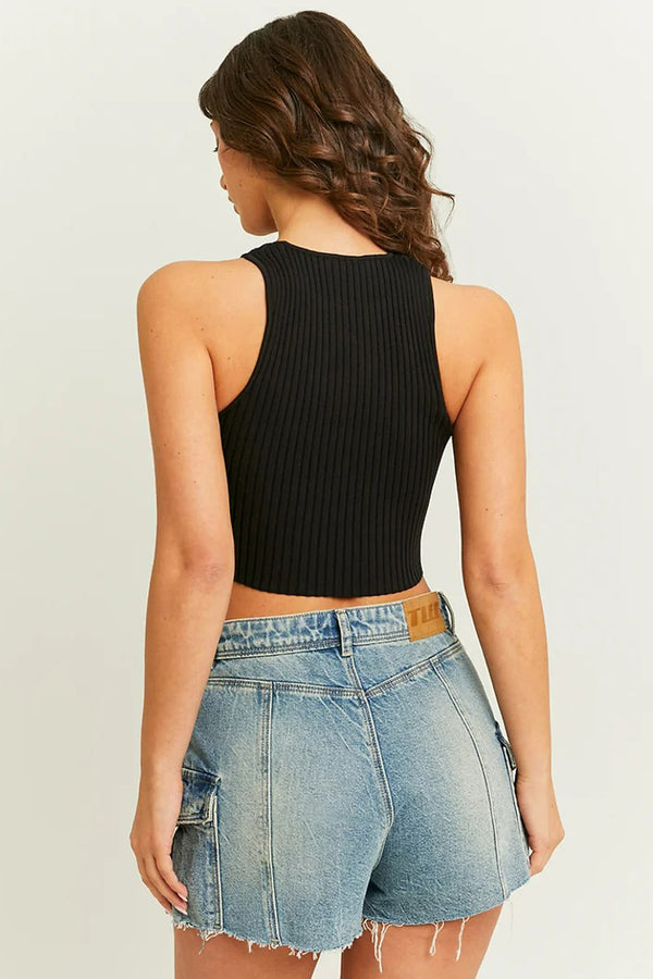 Short Mid blue denim - TALLY WEIJL