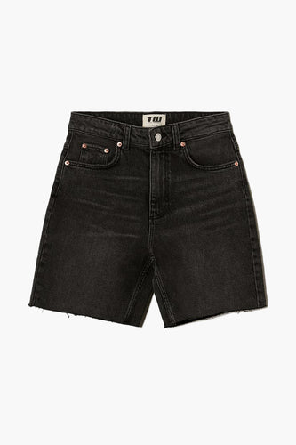 Short - black denim - TALLY WEIJL