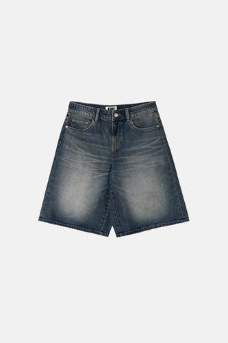 Short - dark blue denim