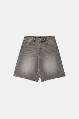 Short - light grey denim