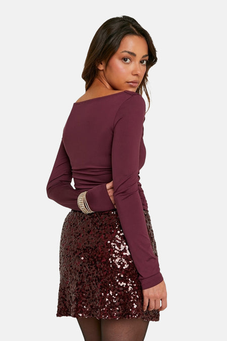 Korte rok - Bordeaux