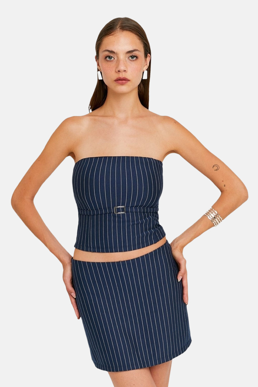 Korte rok - blauw - TALLY WEIJL