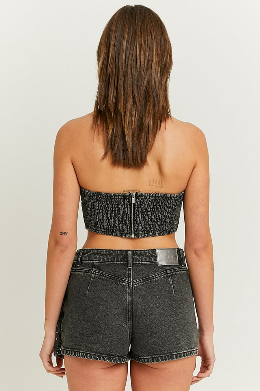 Short - black denim - TALLY WEIJL