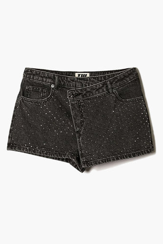 Short - black denim - TALLY WEIJL