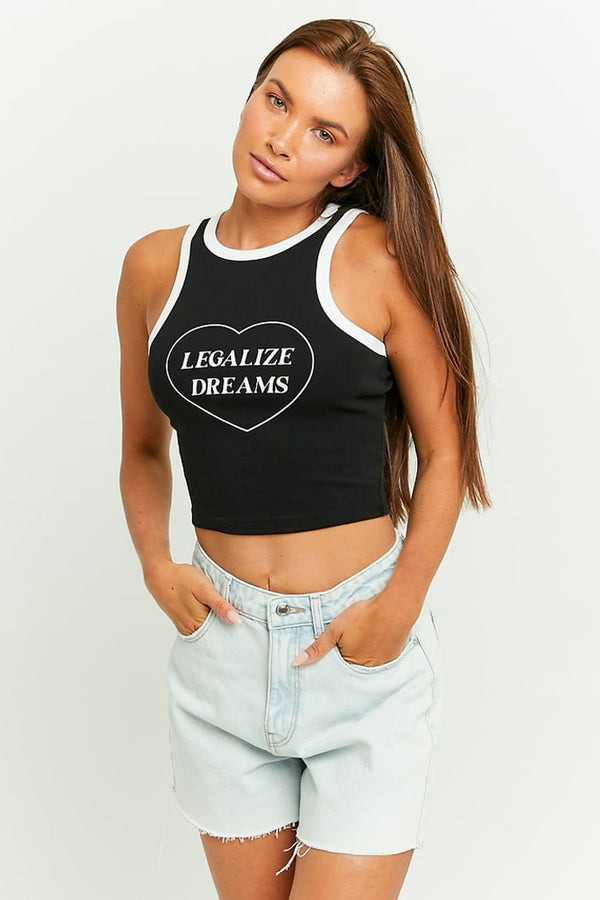 Tanktop Zwart - TALLY WEIJL