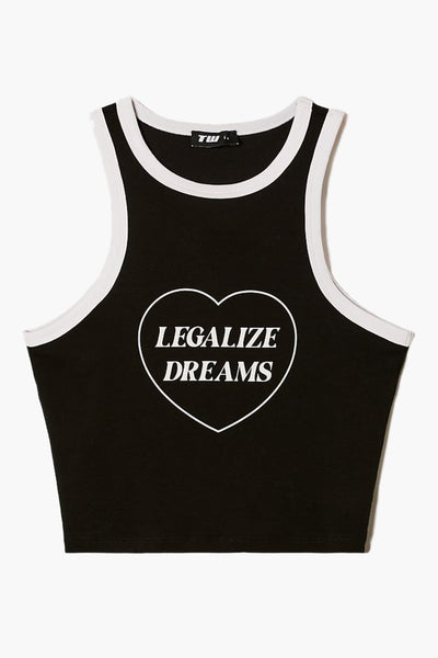 Tanktop Zwart - TALLY WEIJL