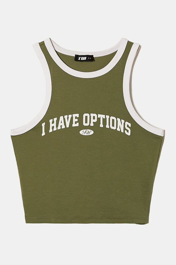 Tanktop Grijs - TALLY WEIJL