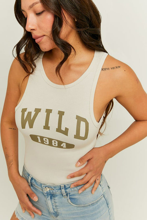 Tanktop Beige - TALLY WEIJL
