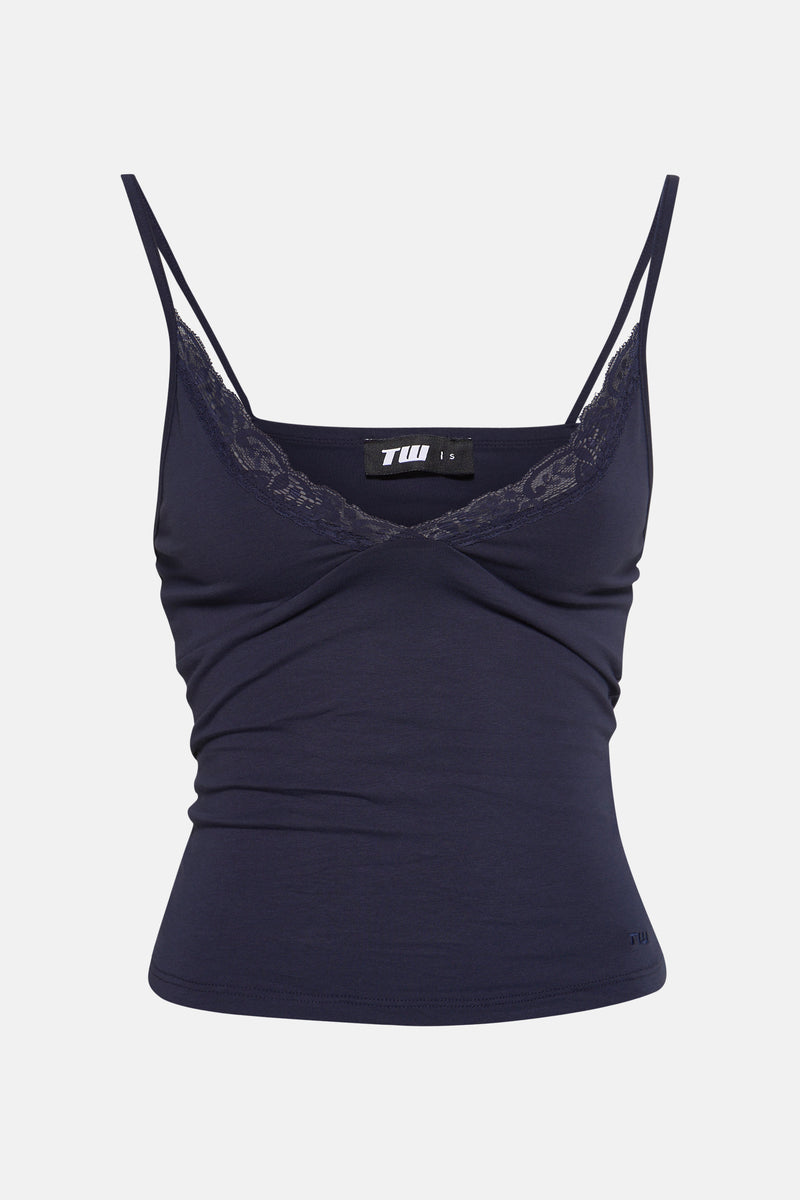 Top - blauw