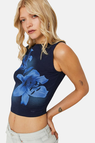 Top - bleu