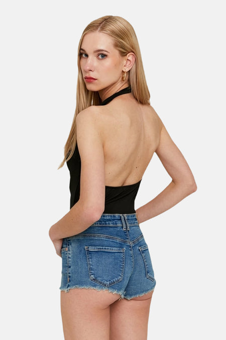 Top - zwart