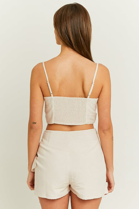 Blouse (zonder mouwen) Ecru - TALLY WEIJL