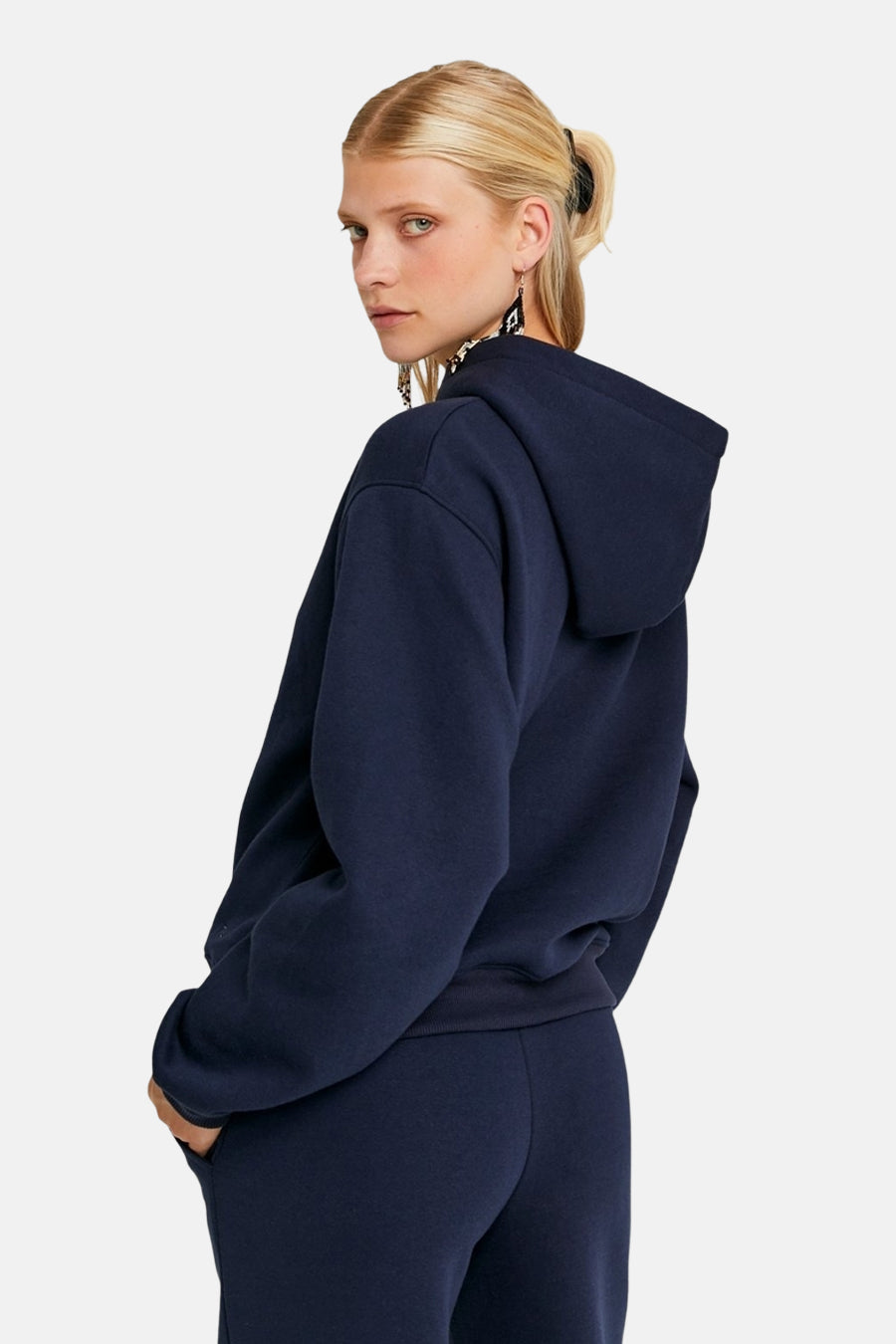 Sweater met kap blauw - TALLY WEIJL - TALLY WEIJL