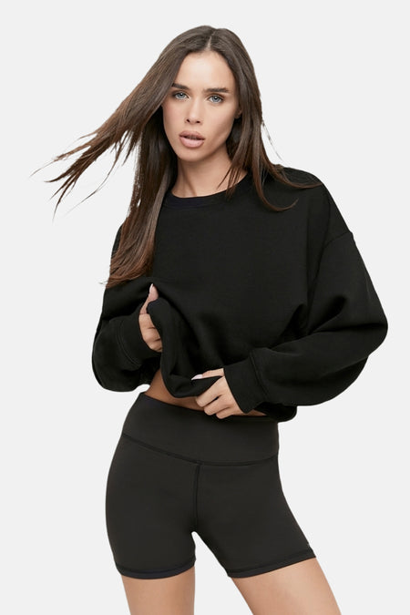 Sweat col O noir - TALLY WEIJL