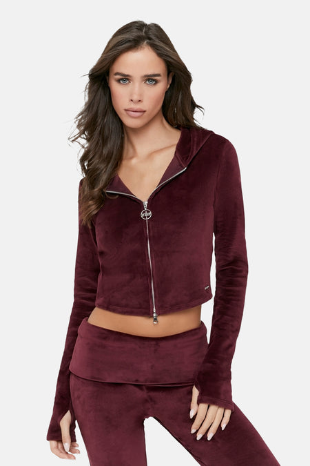 Sweater met kap - rood