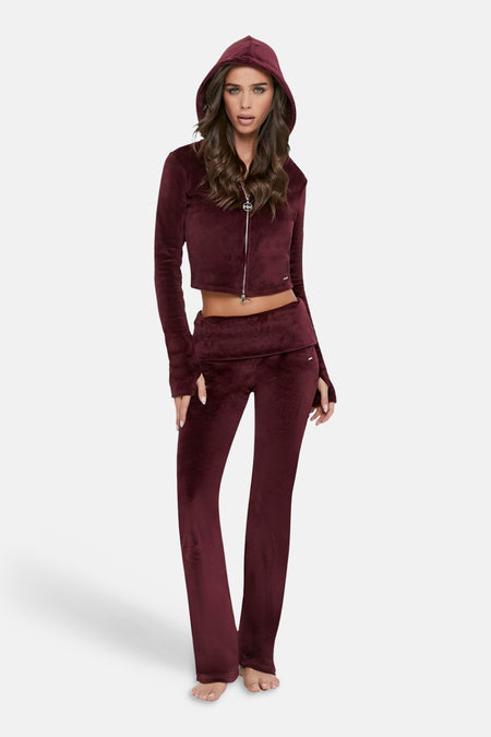 Sweater met kap - rood