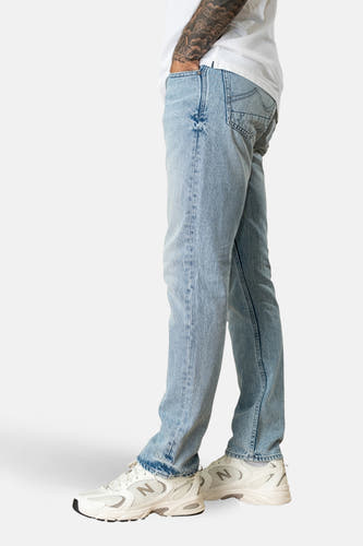 Jeans straight van lichtblauw denim van Petrol Industries, met stiksels en een casual pasvorm.
