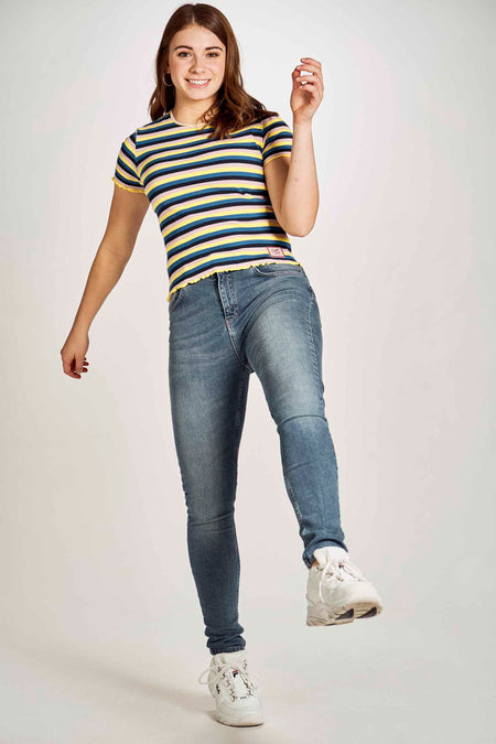 Top - blauw