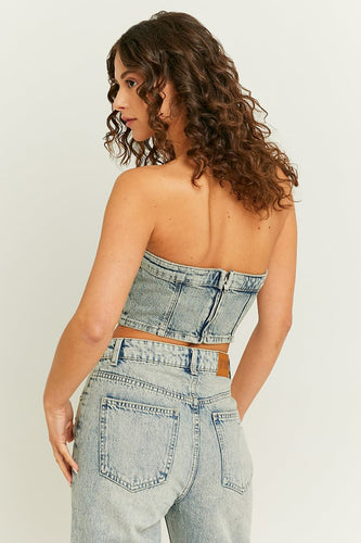 Blouse - light blue denim - TALLY WEIJL - 5