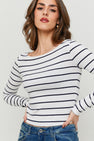 T-shirt met lange mouwen - wit