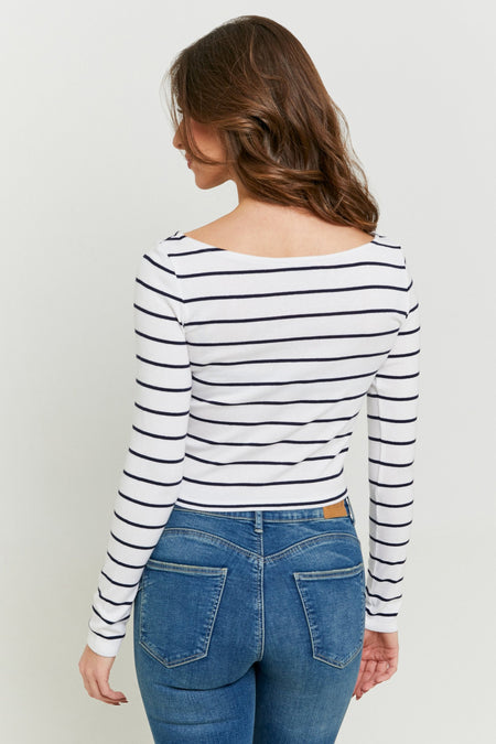 T-shirt met lange mouwen - wit