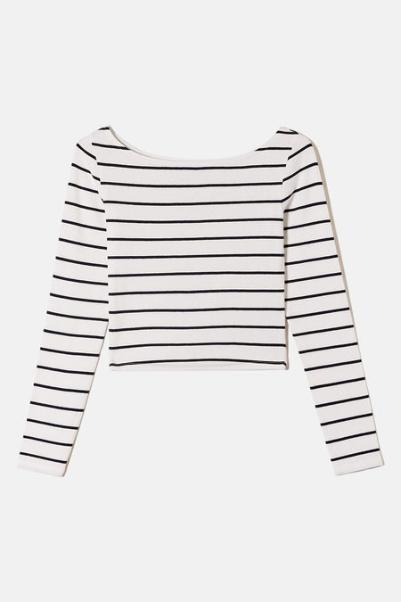 T-shirt met lange mouwen - wit