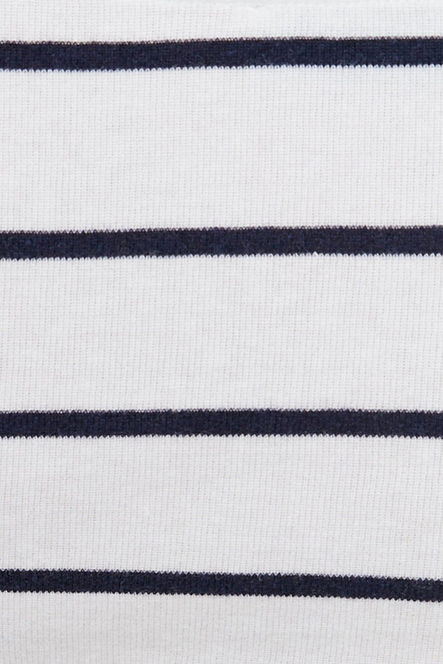 Wit, gestreept T-shirt met lange mouwen van TALLY WEIJL, met donkerblauwe horizontale strepen.