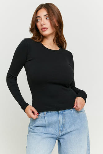T-shirt à manches longues - noir