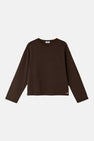 T-shirt met lange mouwen - bruin
