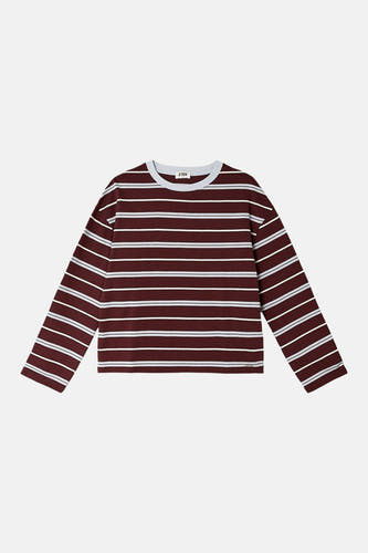 T-shirt met lange mouwen - Bordeaux