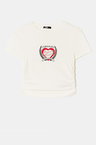 T-shirt met korte mouwen - wit