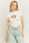 T-shirt met korte mouwen - wit
