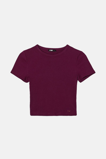 T-shirt met korte mouwen - paars