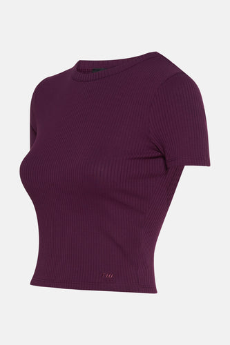 T-shirt à manches courtes - violet - TALLY WEIJL