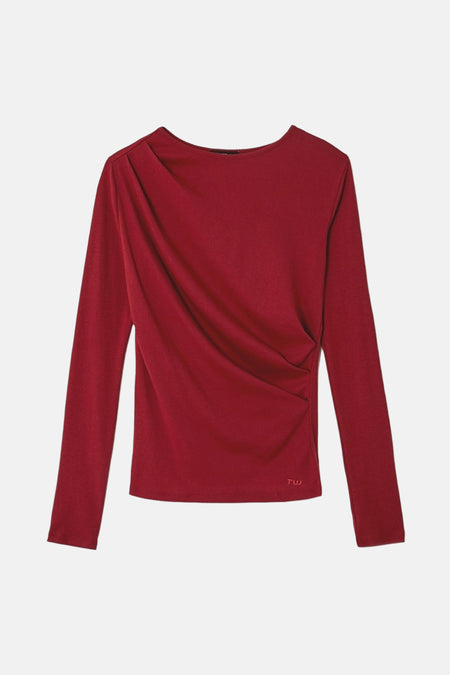 T-shirt met lange mouwen - rood