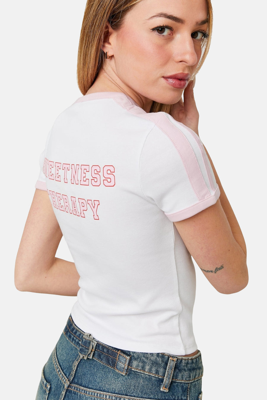 T-shirt à manches courtes - blanc - TALLY WEIJL