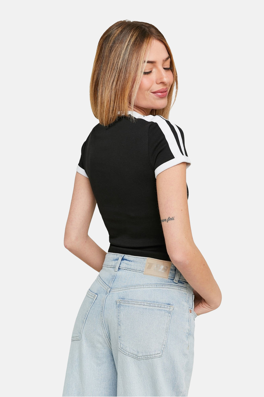 T-shirt met korte mouwen - zwart - TALLY WEIJL