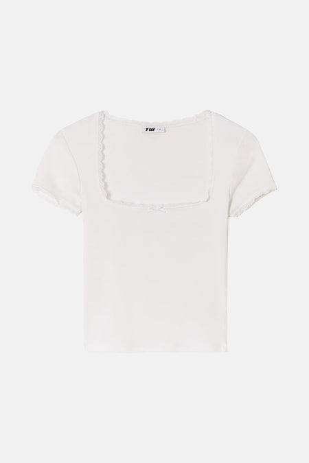 Top (korte mouwen) Wit - TALLY WEIJL