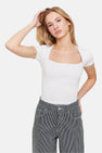 Top (korte mouwen) Wit - TALLY WEIJL